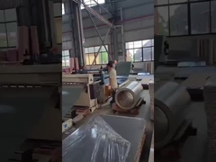 Máquina de laminado y recubrimiento de aluminio continuo de rollo a rollo